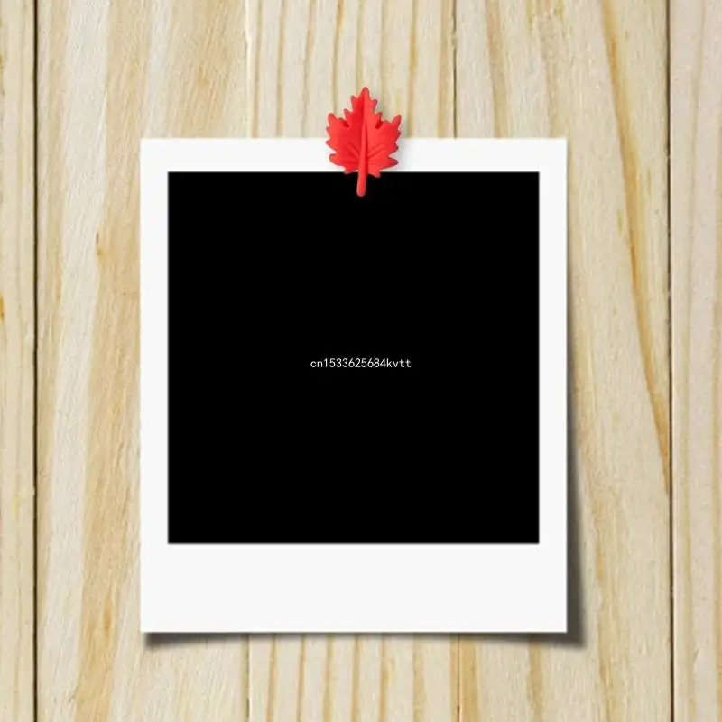 40Pcs Maple Leaf Flower Push Pins Cork Board Decorative Thumb Tacks for Office Dropship