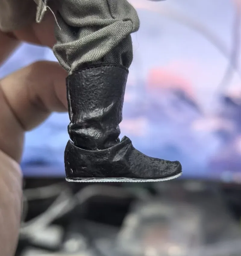1/12 Scale Ancient Boots Model for 6'' Nota