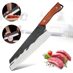 Professional Kitchen Chef's Knife Stainless Steel Boning Chopper Butcher Beef Meat Cleaver Vegetable Cutter Kitchen Knives