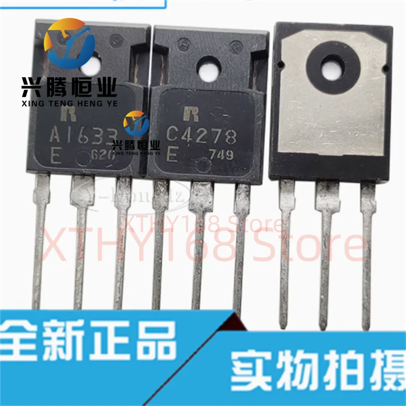 2SA1633 A1633 2SA1633-E + 2SC4278 C4278 2SC4278-E TO-247 NPN + PNP Silicon Power Transistors