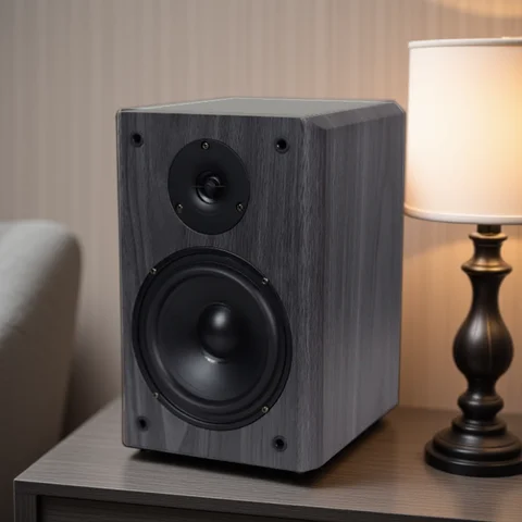 5.25 Inch Bookshelf Speaker 2 Way Passive Sound Box 91dB Sensitivity Loudspeakers 25Hz-20KHz For Home Theater Surround System DJ