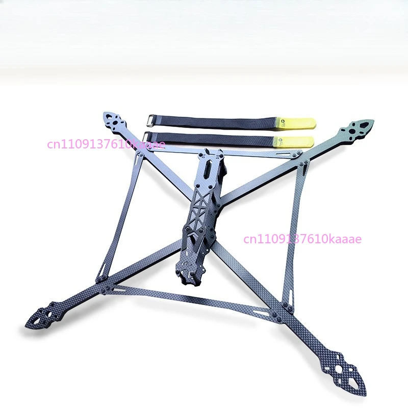 

13-дюймовая карбоновая рама для дрона V2, для FPV-гонок, с длительным временем полета, высокой нагрузочной способностью, рама для дрона с высокой грузоподъемностью.