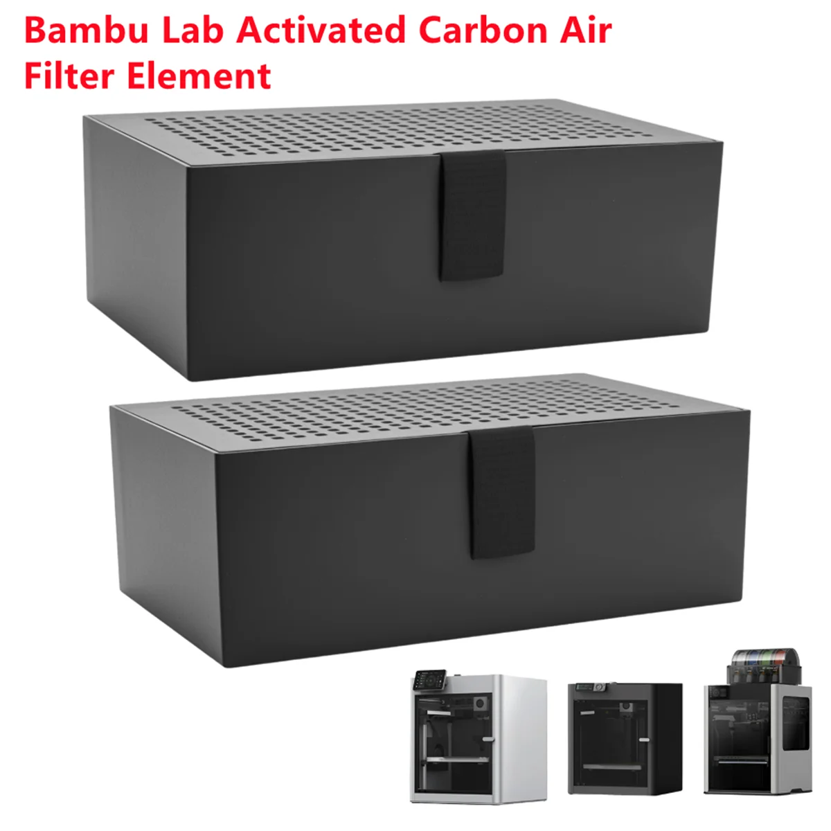 

Сменный фильтр с активированным углем для очистителя воздуха Bambu Lab, запчасти для 3D-принтеров BambuLab X1, X1C, P1P, P1S, X1E