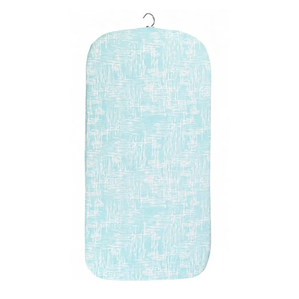 New Cotton Ironing Board Pad Wall Mounted Over Door Steamer Pad with Hanging Hook Pointed Head Foldable Ironing Mat Household