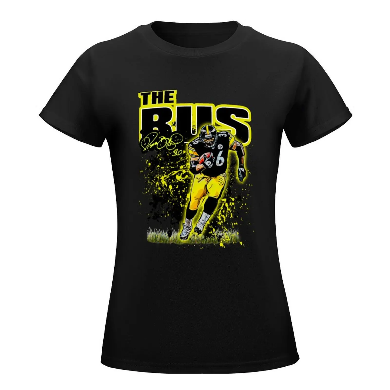 Jerome Bettis De Bus T-Shirt Dier Prinfor T-Shirt T-Shirt Jurk Voor Vrouwen Plus Size