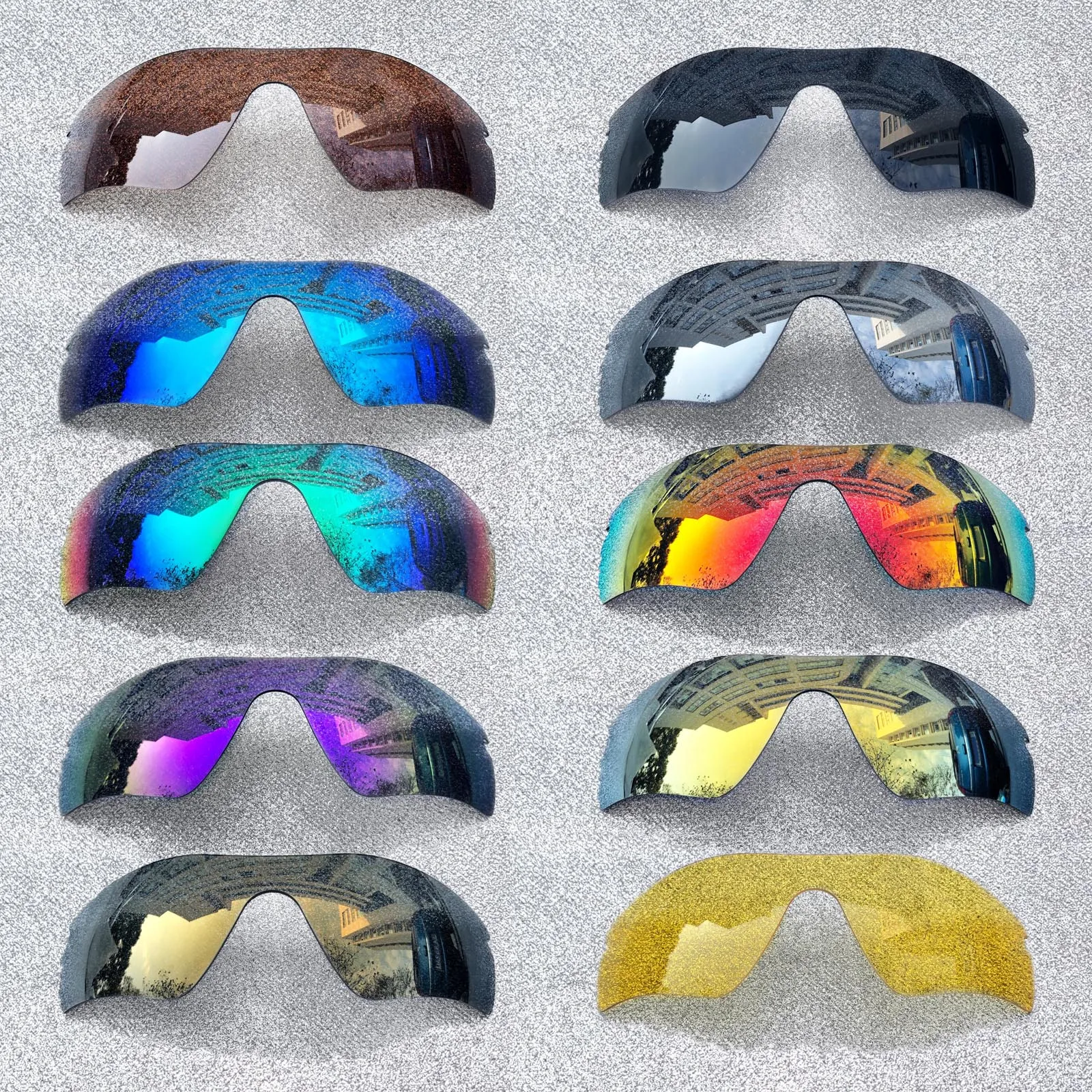 

HDTAC Polarized Replacement Lenses For-Oakley RadarLock Path Asian Fit OO9206 Sunglasses Multicolor Options