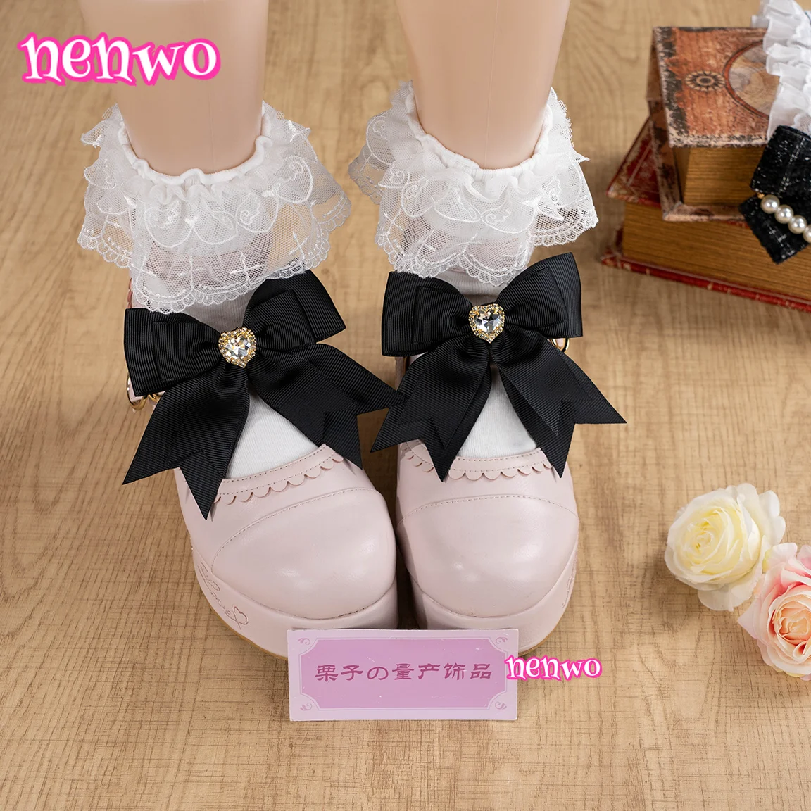 

Элегантные туфли ручной работы в стиле Лолиты с бантом, пряжки для женщин, зажимы для обуви, подвески, аксессуары для обуви в стиле Лолиты, украшение для свадебной вечеринки