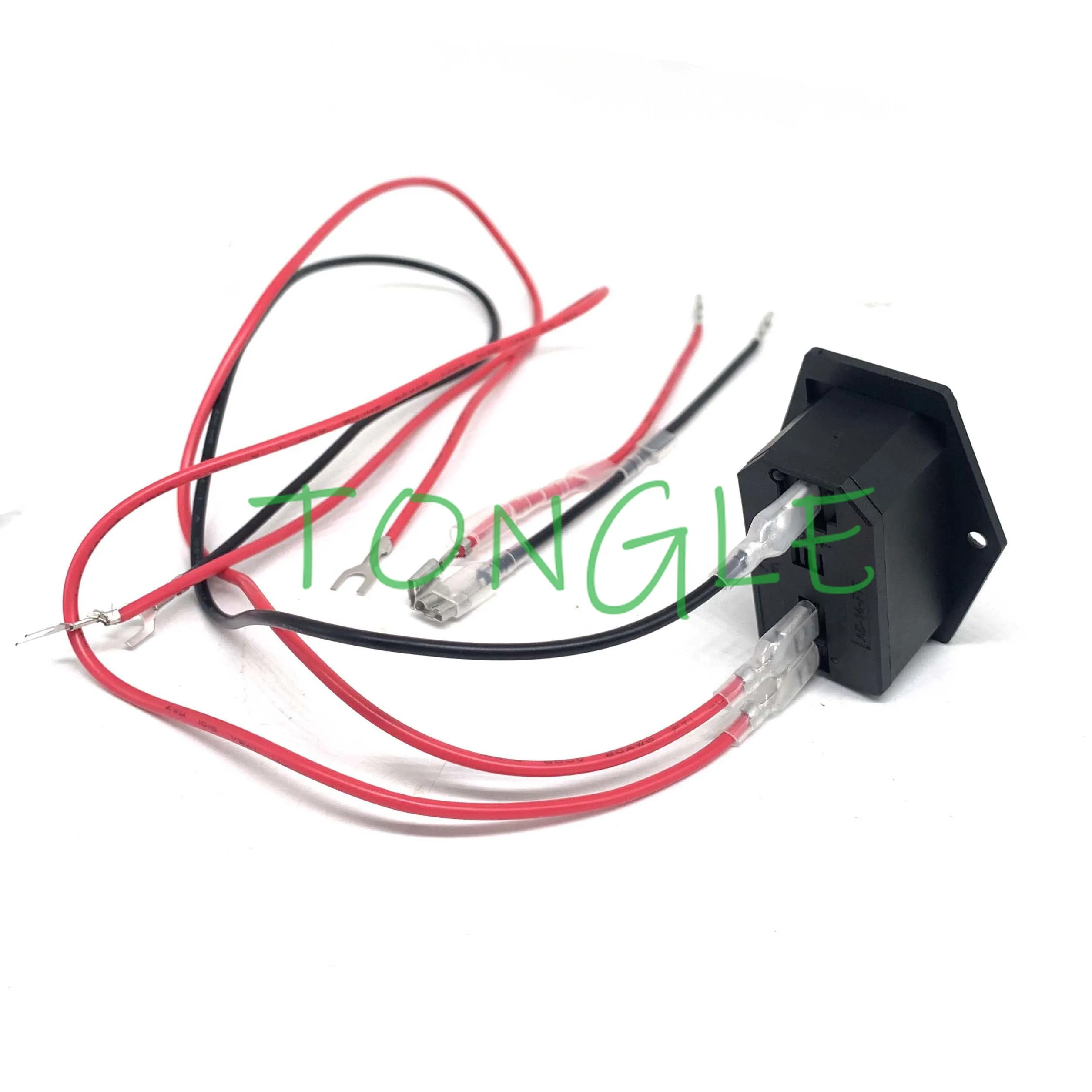 IEC320 C14 Socket for Power Supply Cord Arcade Machine, IO Switch with Fuse, On and Off Switch, Female Plug, 3 Pin, 1Pc