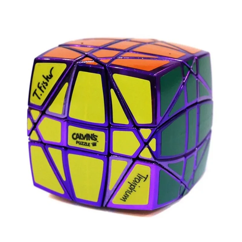 Calvin's Pillow Hexaminx Metallized Magic Cube Calvin's Puzzle Intelligence Toy Children Gift Magico Cubo Strange Shape Cube