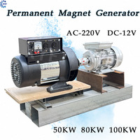 50KW 80KW Permanent Magnet Generator 220V High Efficiency Dynamo 100KW High Power Generator Set for Home Use and Diesel Engine