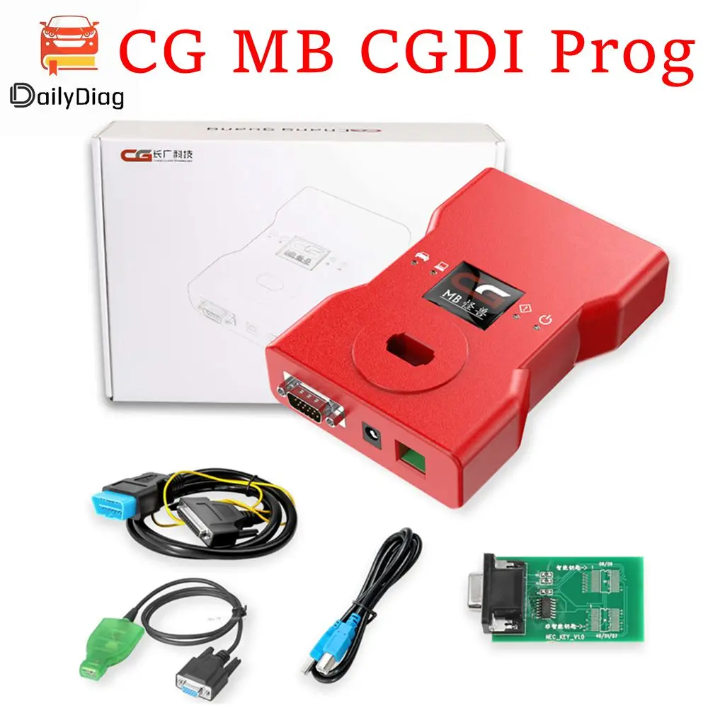 

CG MB CGDI Prog for Benz Key Programmer Support All Key Lost with Full Adapters ELV Repair Adapter EIS ELV MB Simulator