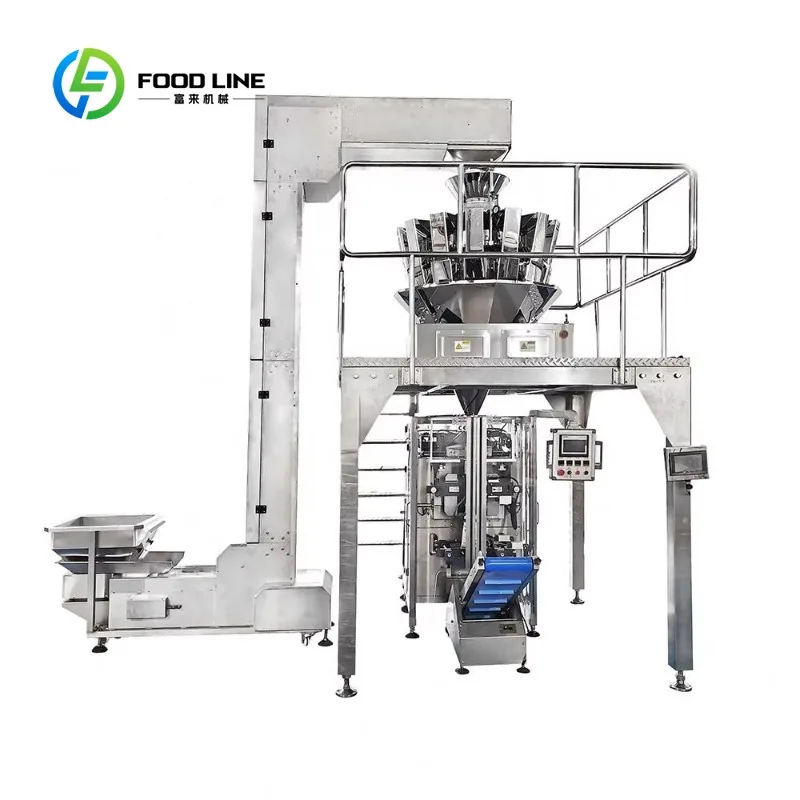 Customized Vertical Ice Cube Weighing Packing Machine Adjustable 5 To 20kg For Ice Product Processing Manufacturing Factory
