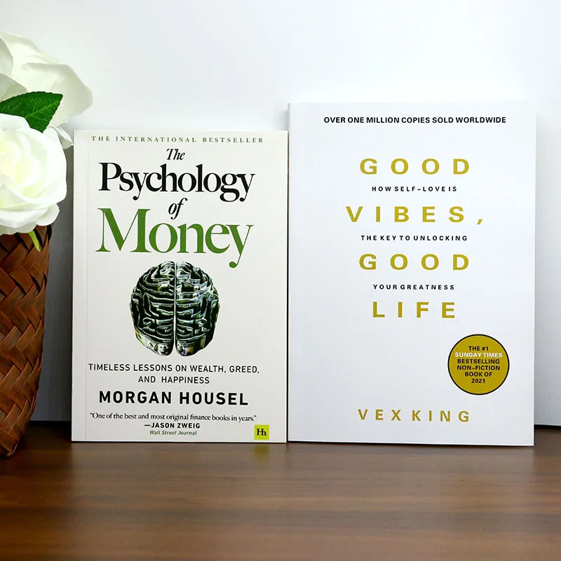 

《The Psychology of Money》+《Good Vibes Good Life》A Dual-Dimension Set for Wealth Planners Spiritual Growers For Chrismas gifts