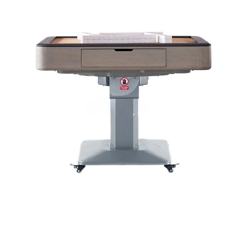 

Solid wood foldable mahjong table Fully automatic household roller coaster mahjong machine
