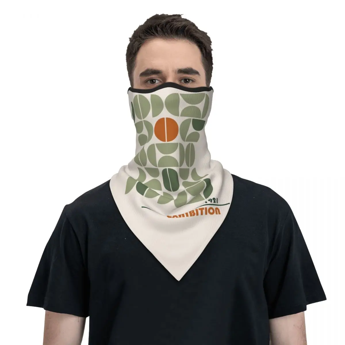 Sage Green Winter Neck Mask Calentador Mujeres Hombres Senderismo Ciclismo Tubo Bufanda Cara Bandana Polaina