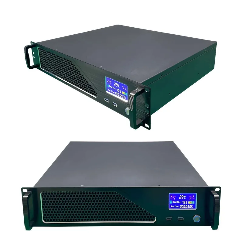 Rack-mounted industrial control host 10 Gigabit network port machine vision dual power array server