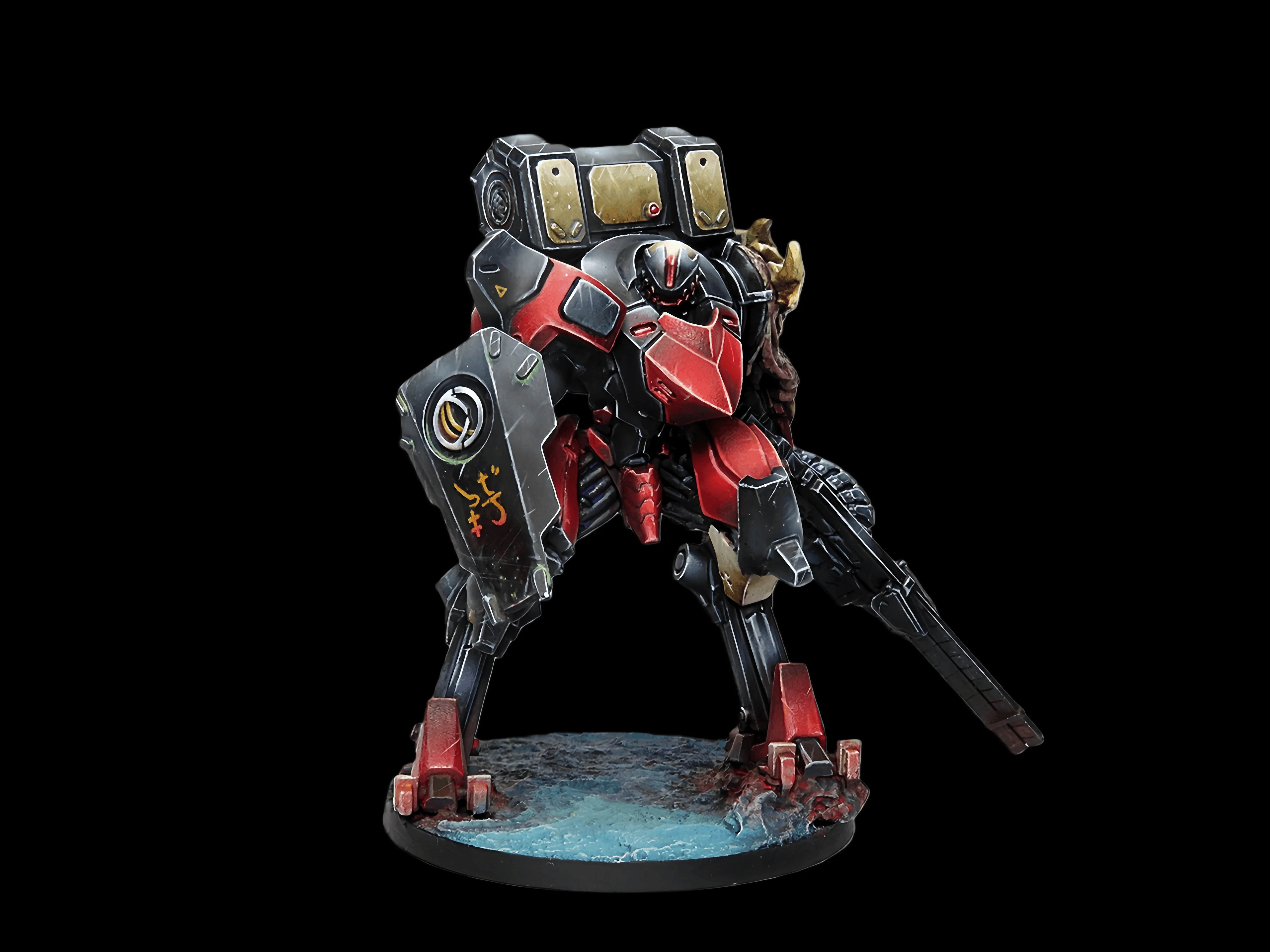 

Cast Resin Model Kit, GK, Resin Raicho Armored Brigade, Unpainted, Requires Assembly (including Base)