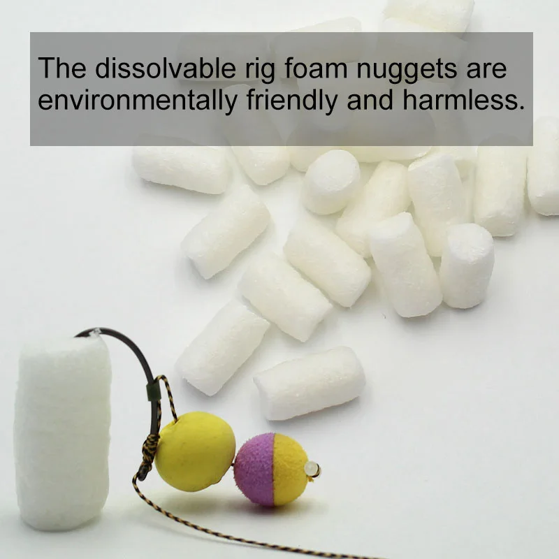 

1 Bag Carp Fishing Pva Nuggets Fast-Dissolving Water-Soluble for Hair Rig System High-Attraction Carp Bait & Tackle Accessories