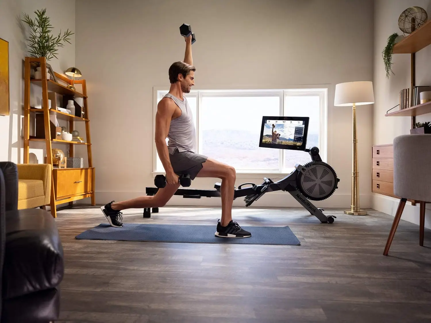 Smart Rower with 10”  Touchscreen and 30-Day  Pro Membership