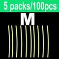 M Yellow 100pcs