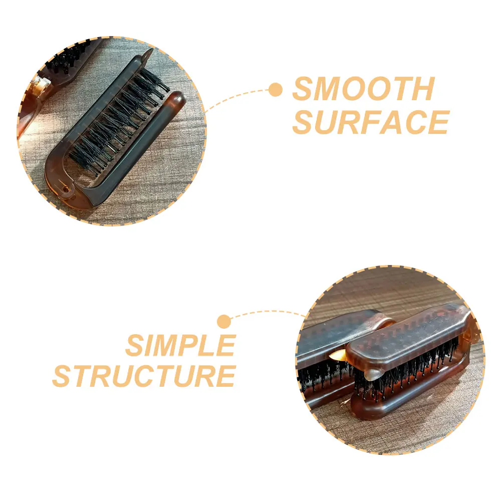 

Folding Massage Comb Stylish Foldable Hair Brush Compact Portable Travel Hairbrush for Women Small Pocket Hair Use