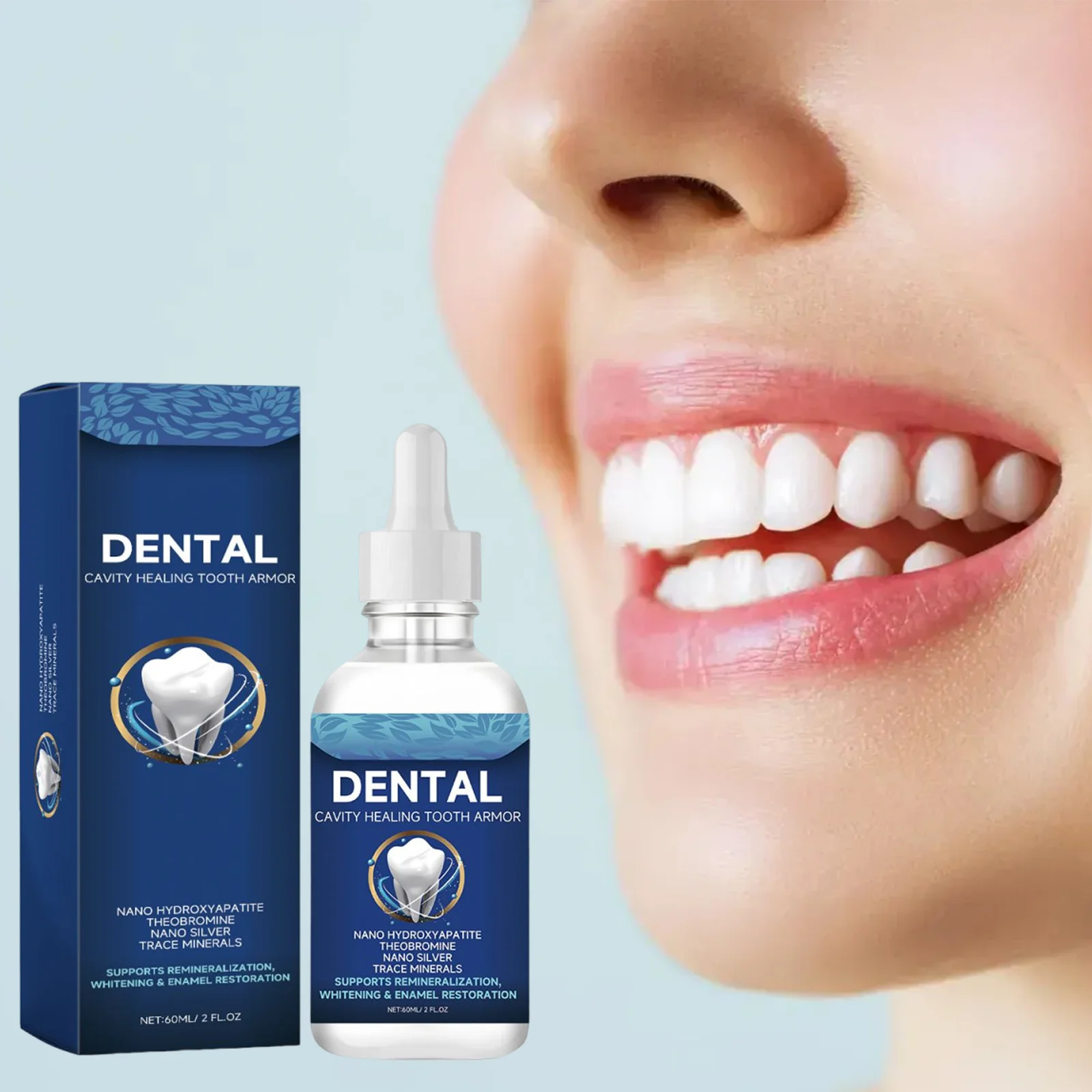 Teeth Care Essence Liquid Mild Oral Cleaning Serum for Yellow Teeth Surface Stain Daily Oral Hygiene Care Dental Beauty Product