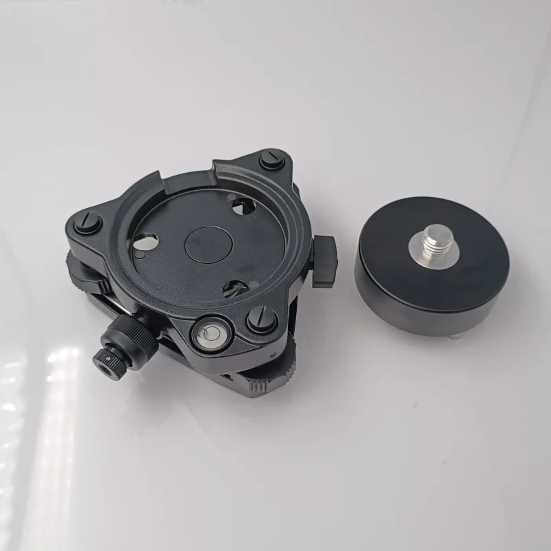 Black Tribrach With Optical Plummet & GPS Tribrach Adapter Carrier With 5/8\