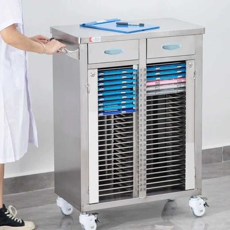 chariot-de-classement-medical-en-acier-inoxydable-304-armoire-de-classement-abs-chariot-de-stockage-de-donnees-hospitalieres-chariot-medical