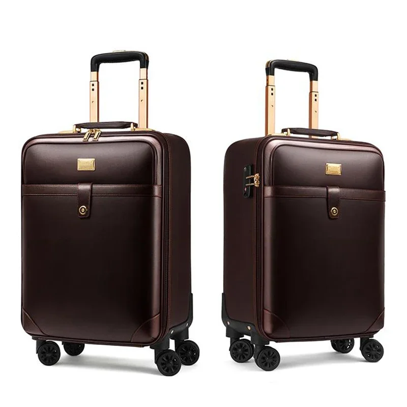 Wholesale Business Suitcases Package Trolley Cases Universal Wheel Men's Travel 20 Inch Boarding Code Boxes Bags Fashion Trunk