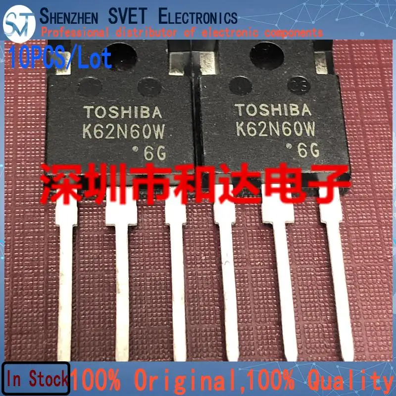 10PCS/Lot K62N60W TK62N60W  TO-247 600V 62A  Imported Original In Stock