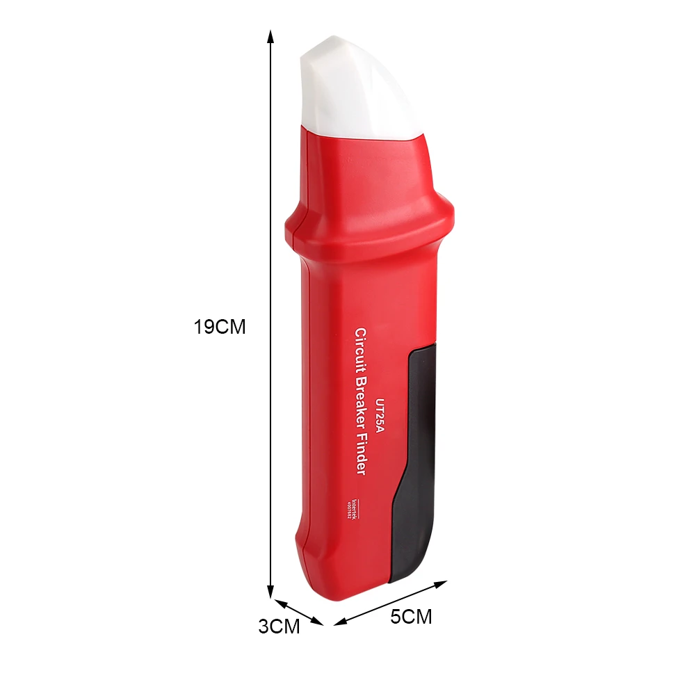 Tester di circuito Uni T Cercatore di interruttori professionali Sensibilità Presa regolabile Tester Strumento diagnostico Cercatore di circuiti