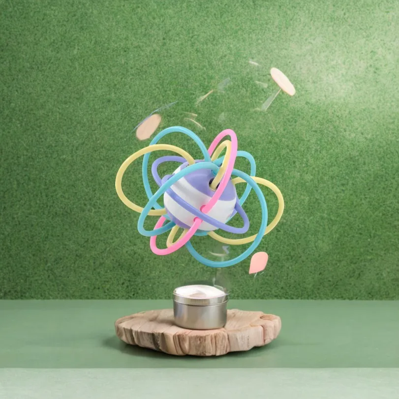 Gryzak dla niemowląt Morandi Manhattan Hand Grab Ball