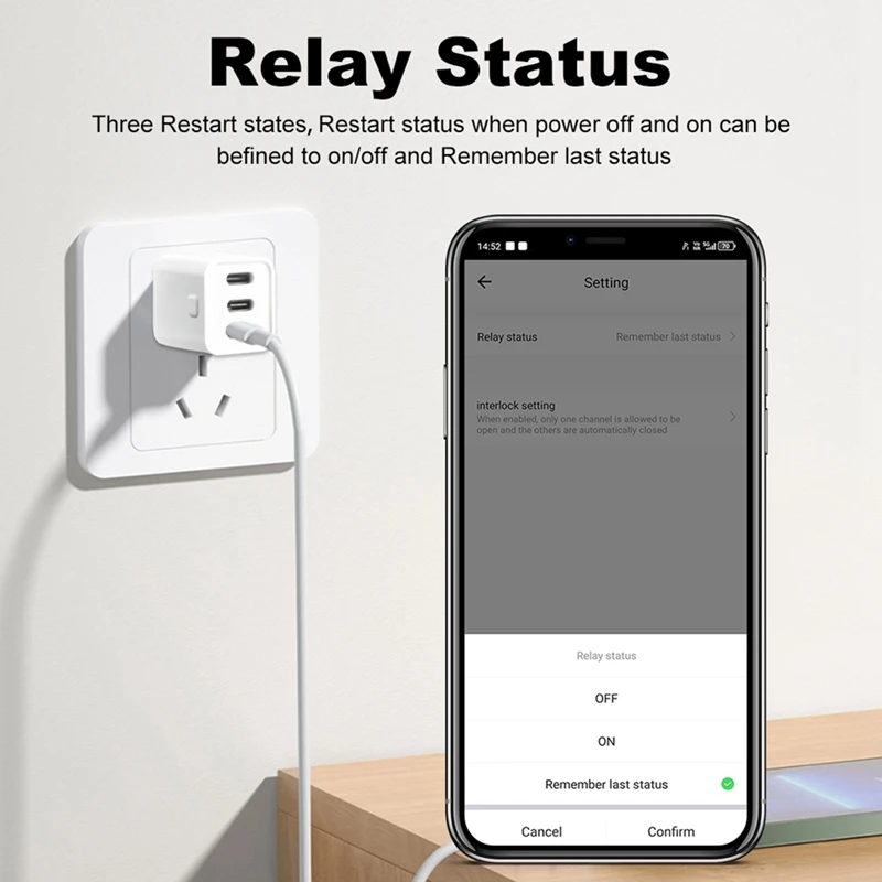 Tuya Zigbee Type-C Smart Adaptor Plug 3 Gang Mini USB-C Power Adaptor Charge Plug Timing Voice Control For Alexa