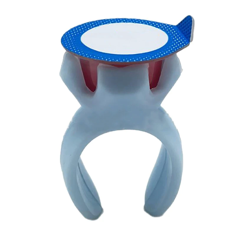 1pcs Dental Mixing Finger Ring Bowl Cup Holder Dappen Dish Prophy Paste Rings Plastic Dentistry Medicine Handy Tool