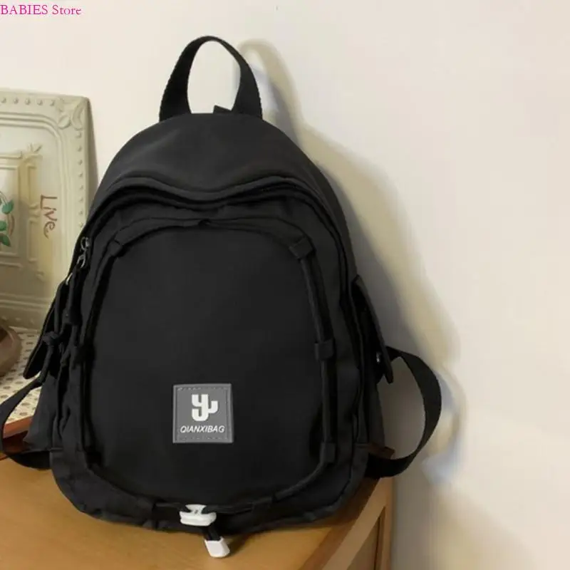 

C9GB Stylish and Practical School Backpack Korean Version Student Bag with Ornament