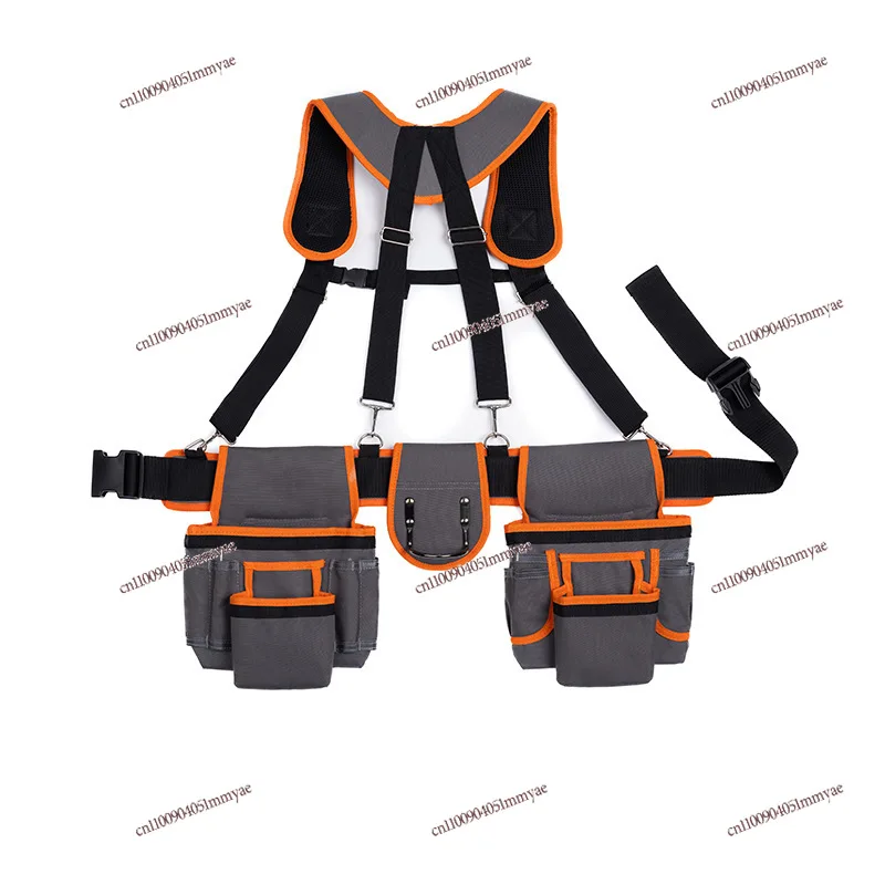 

Electrician Kit Strap Magnetic Tool Belt Adjustable Waist Multifunctional Pack