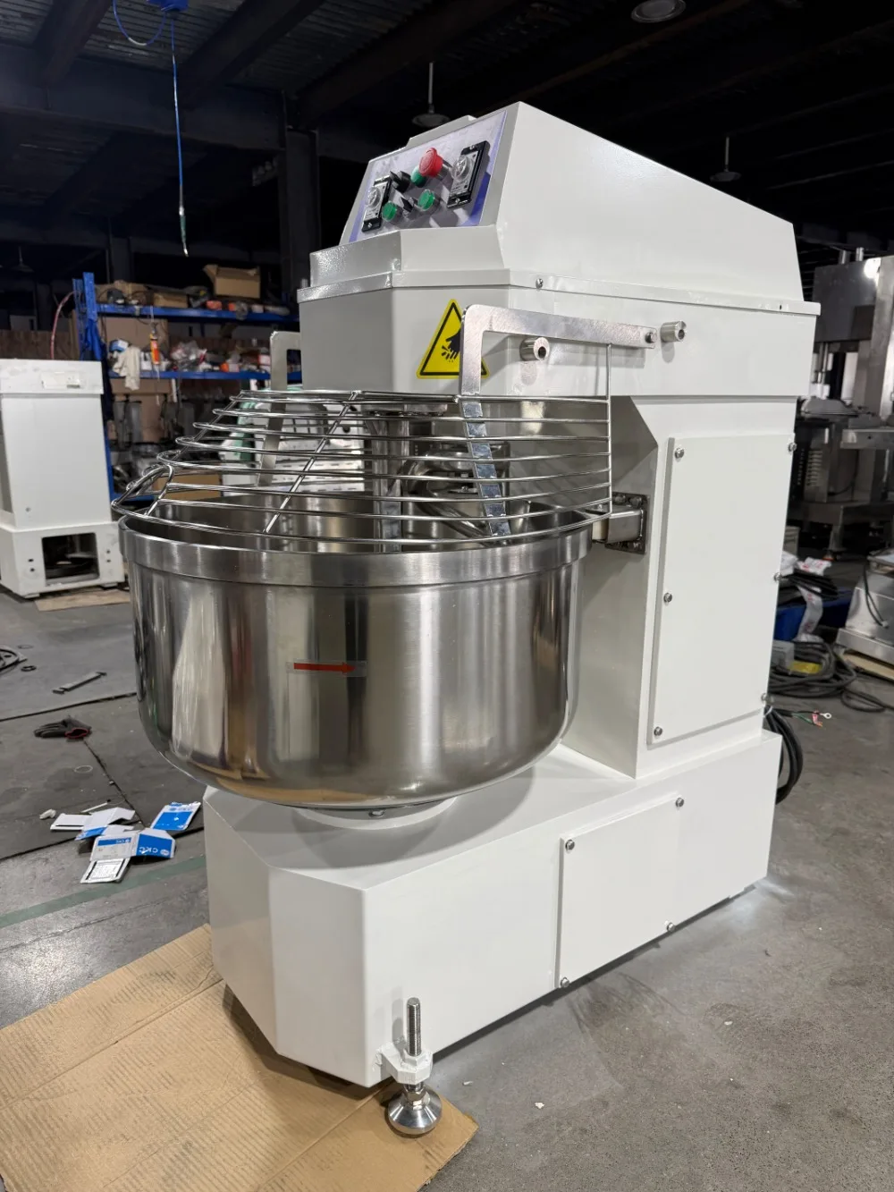 Variable Speed Control Smart Timer Dough Mixer 50kg 130L Heavy Duty Mixer Dough Automatic Dough Mixer for Noodle Pizza Bakery