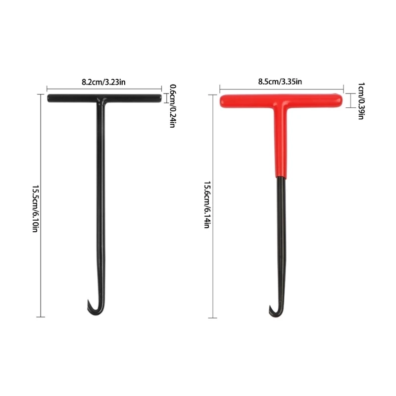 Exhaust Spring Hook Tool Puller T-Handle Style Puller for Motorcycle Dirt Bike Nonslip Handle Spring Puller Tool