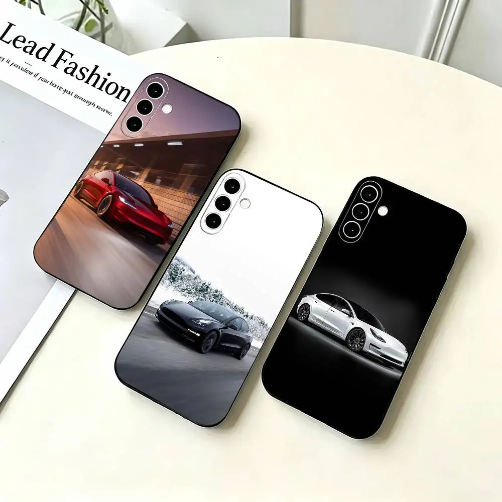 Evil Big Mouse M-Model 3 Phone Case Black Silicone Soft For Samsung A73,A72,A71,A70,A53,A52,A51