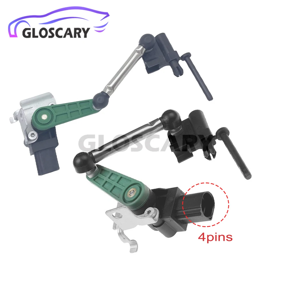 2PCS Vorne Fahrzeug Höhe Level Sensor 4Pins Für Porsche Cayenne 958 92A VW Touareg 7P 2011-2018 7P0616213 95834107500 7P0616214