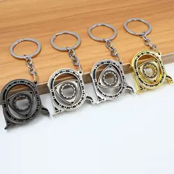 Wankel Engine keychain key ring car key chain rotor keychain key holder high quality portachiavi chaveiro llaveros hombre