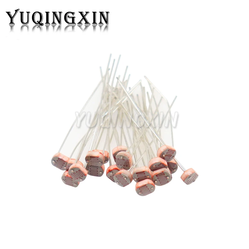 50pcs (5values*10pcs) LDR Photoresistor diy kit for 5506 GL5506 GL5516 GL5528 GL5537 GL5539