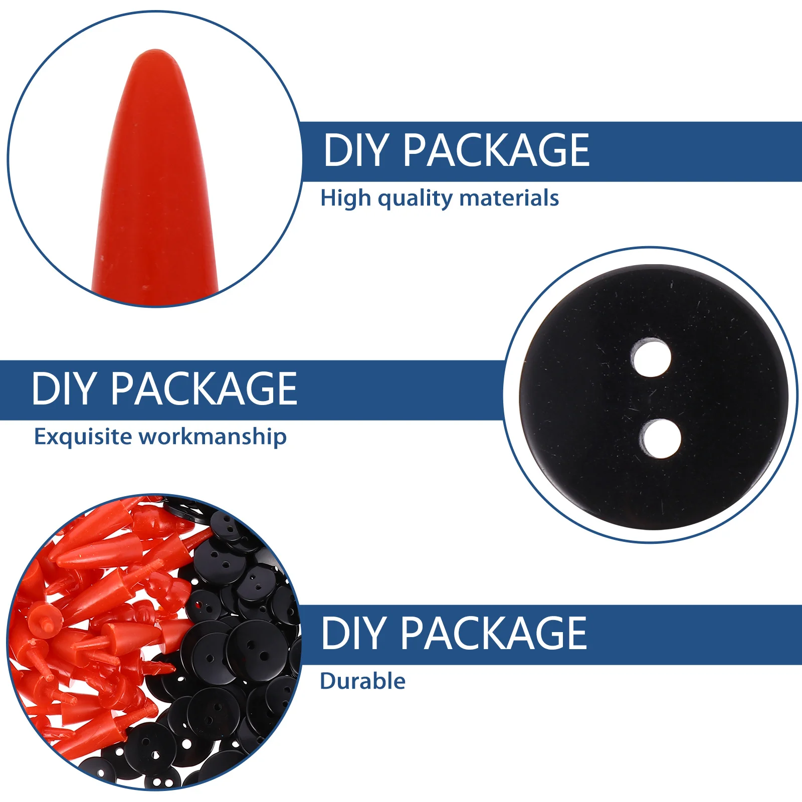 260-delige sneeuwpop DIY-set Feestelijke knutelset voor kerstversiering Handgemaakte ornamentbenodigdheden Creatieve activiteit voor kinderen