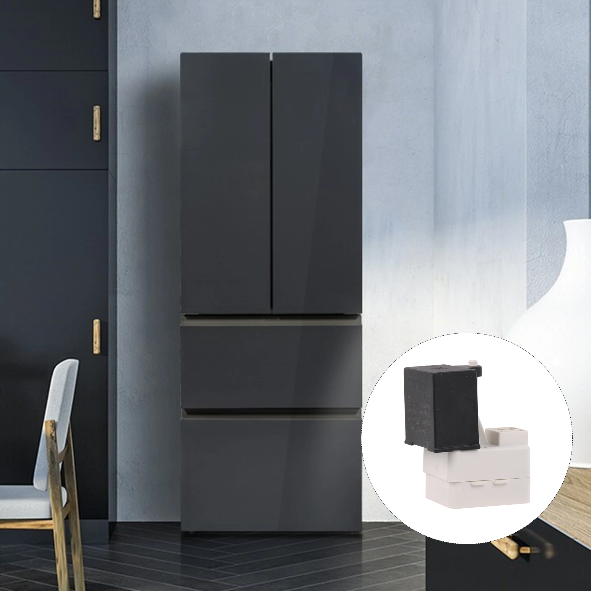 

CNBTR Refrigerator Compressor Relay and Capacitor Replacement Kit, Exact Fit for EAP8746522 Refrigerator Repair Parts