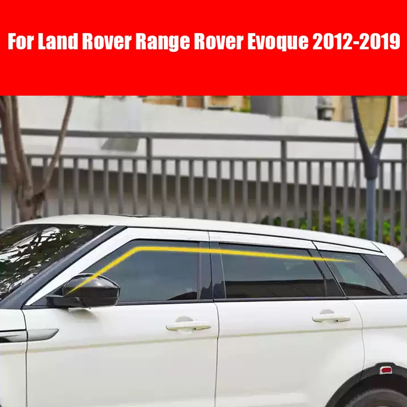 For Land Rover Range Rover Evoque 2011 2012 2013 2014 2015 2017 2018 Car window weather shield ABS material exterior decoration