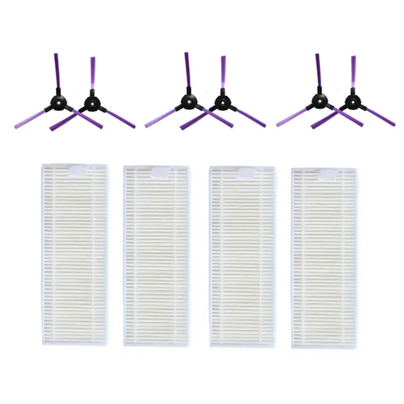 แปรงด้านข้างตัวกรอง HEPA สำหรับอุปกรณ์ชิ้นส่วนเครื่องดูดฝุ่นหุ่นยนต์ PAS09C Philco