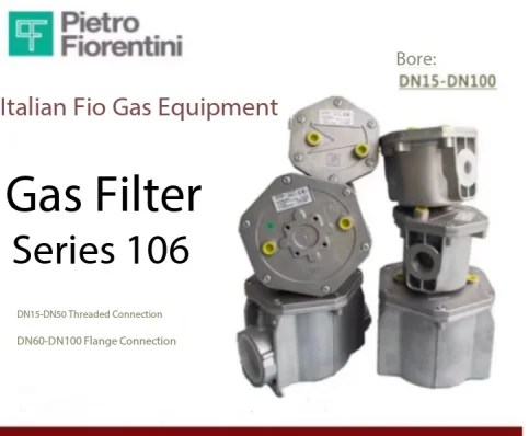 Filtro de gas original italiano Pietro Fiorentini, filtro específico para gas natural, filtro para quemador de caldera 1060