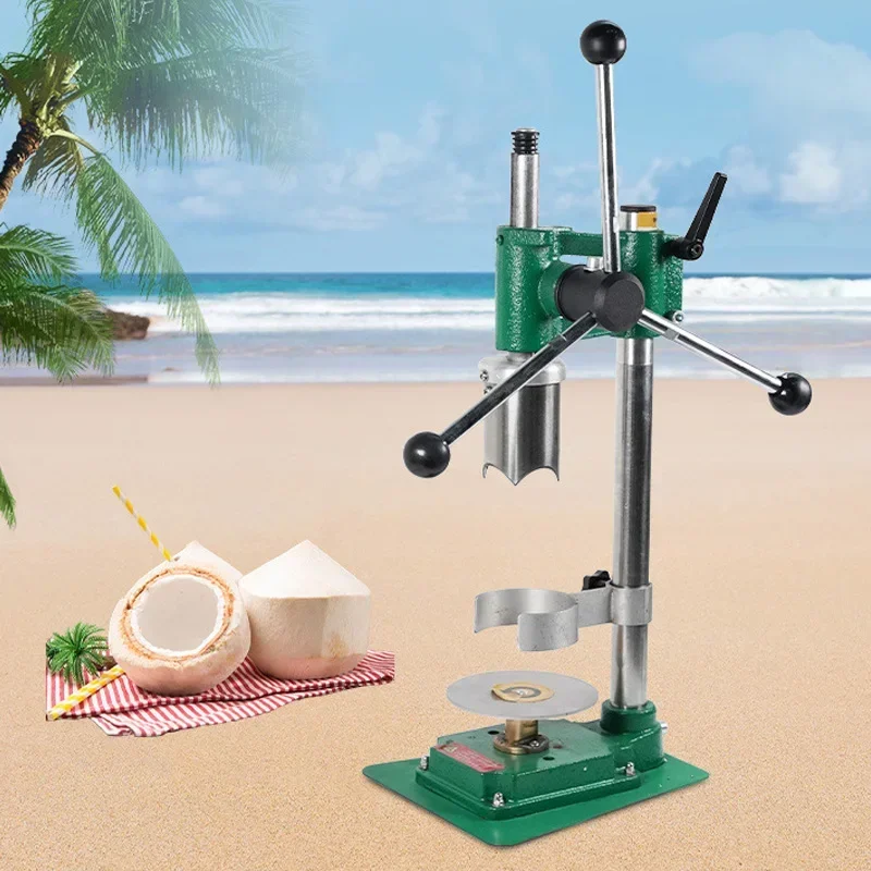 Desktop Manual Coconut Hole Opening hine Commercial Coconut Driller Fresh Coconut Punching Tool