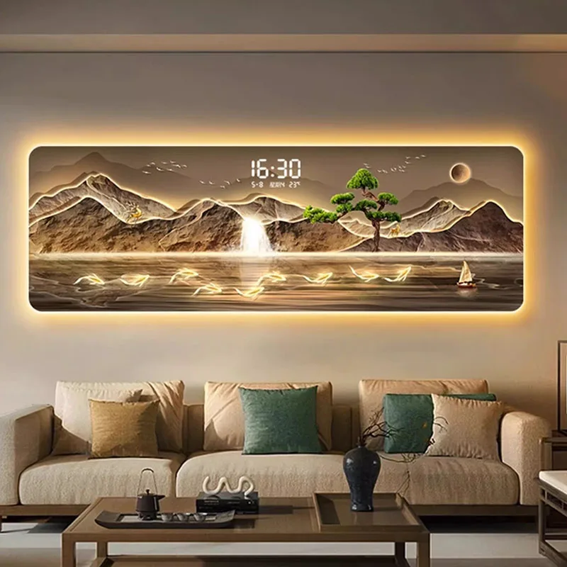 Metall Wand Kunst Wohnzimmer Uhr Wand Ästhetische Led Stille Mode Wand Uhr Xenomorph Kunst Wandbild Reloj Pared Zimmer Dekorationen