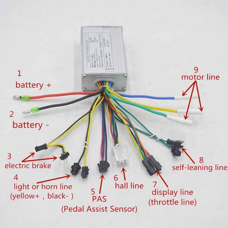 Electric Scooter Lcd Instrument Panel Electric Mountain Bike Lcd Color Screen Controller Two In One Integrated Set